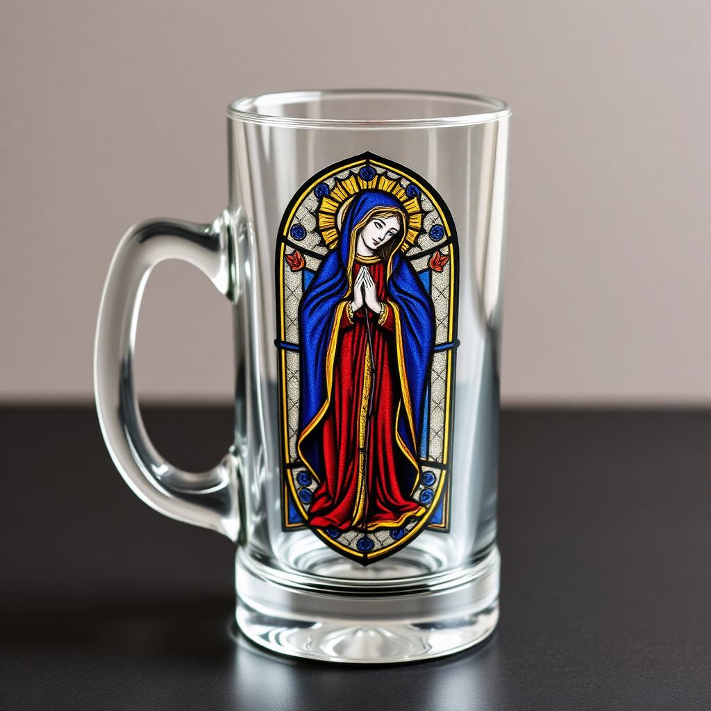 Caneca de Vidro Nossa Senhora